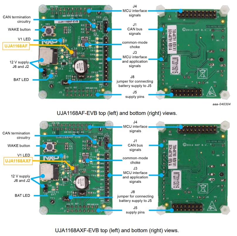 NXP Semiconductors UJA116xA评估板